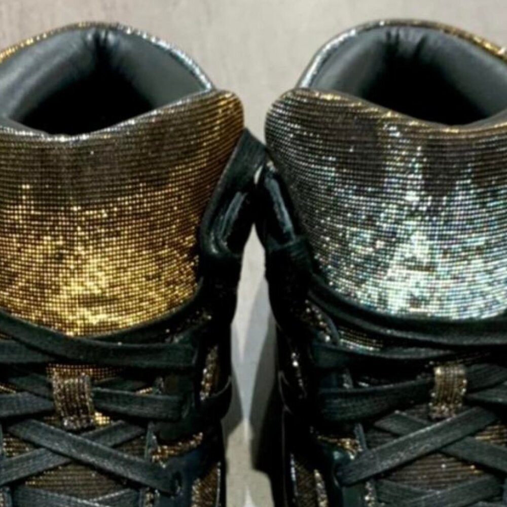 Alejandro Ingelmo Tron high-top - Gold Irride - Size 11 - Picture 8 of 8